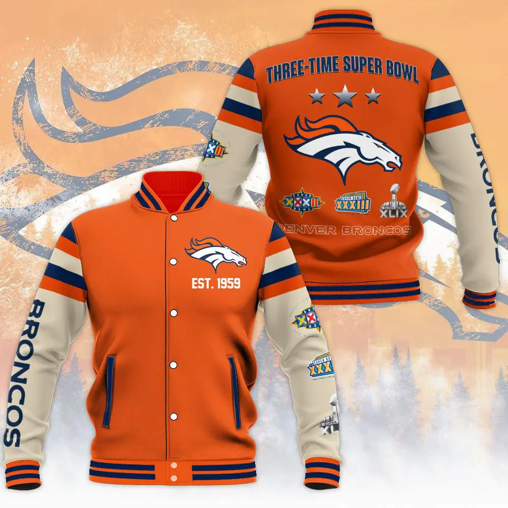 Denver Broncos varsity jacket XXLTEE0824ZH
