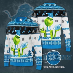 Detroit Lions 3D sweater 02