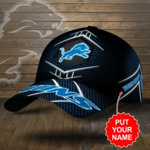 Detroit Lions Cap Custom Hat 02 1