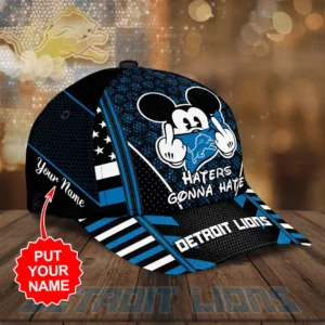Detroit Lions Cap Custom Hat 03 1
