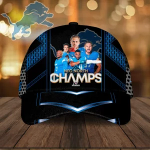 Detroit Lions NFC North Champions Hat NFL Caps XXLTEE0224B