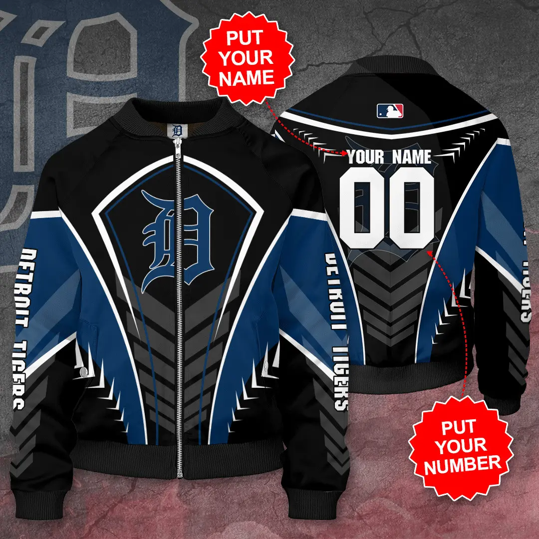 Detroit Tigers Bomber Jacket custom name
