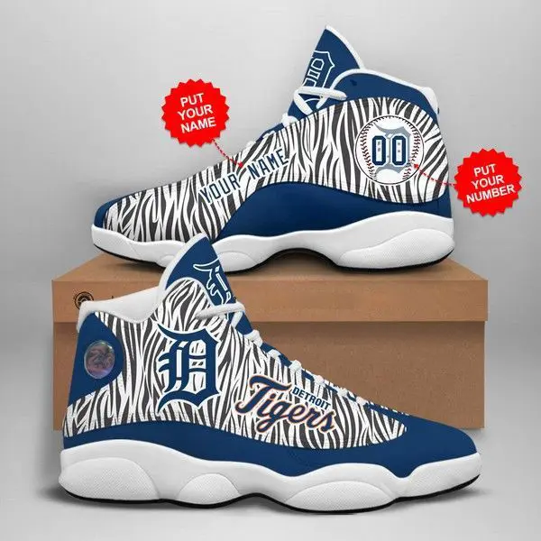 Detroit Tigers Jordan 13 Design 3