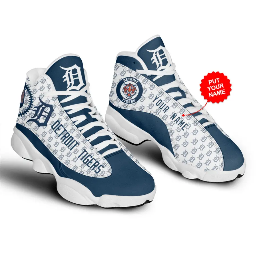 Detroit Tigers Jordan 13 Shoes 001