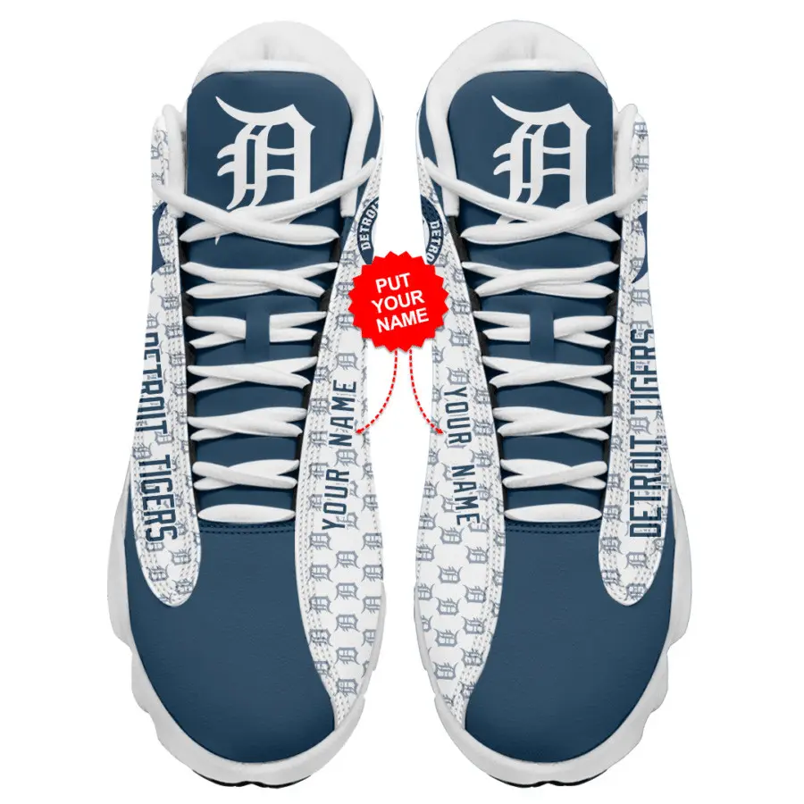 Detroit Tigers Jordan 13 Shoes 002