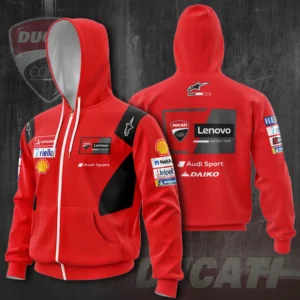 Ducati Lenovo Team Ver.1 3D zip up hoodie
