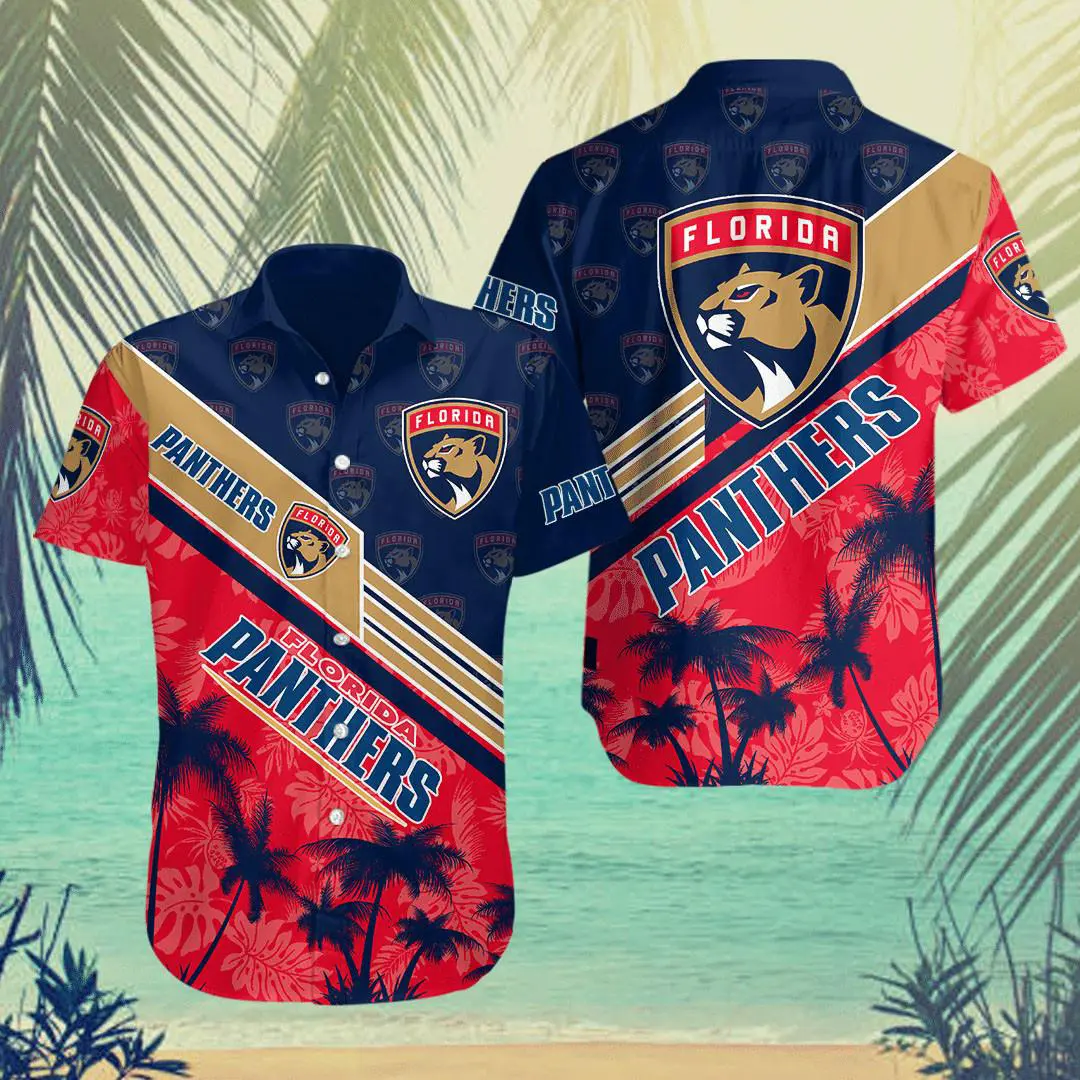 Florida Panthers Hawaiian Shirt XXLTEE07923S4