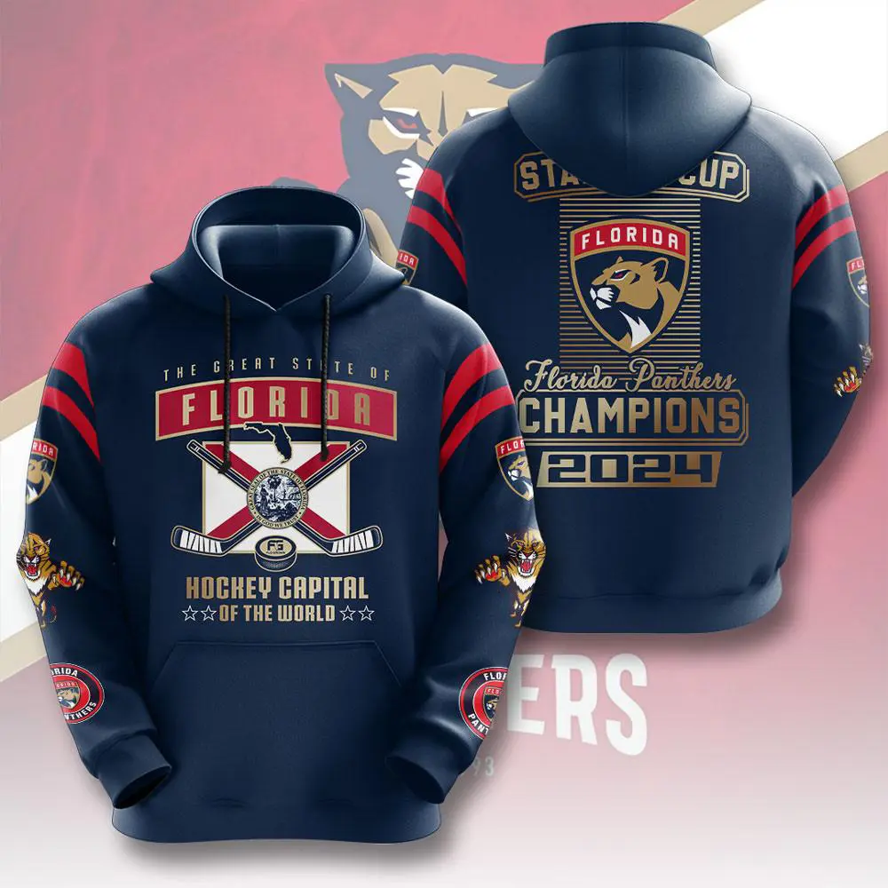Florida Panthers Hockey Captain Hoodie XXLTEE0824ZF