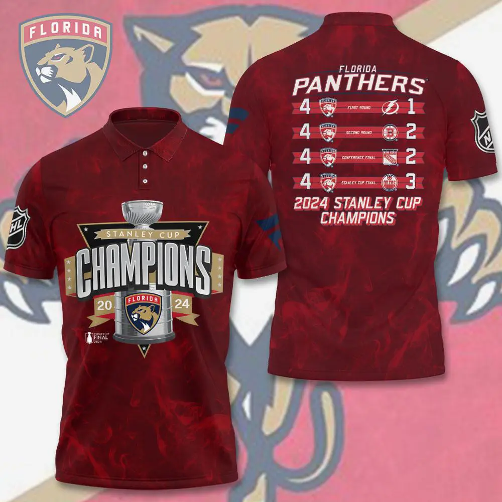 Florida Panthers Polo XXLTEE0824SU