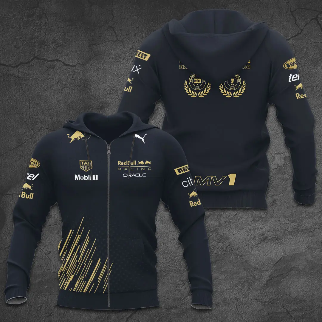 Formula 1 Red Bull Racing Zip up Hoodie Max Verstappen