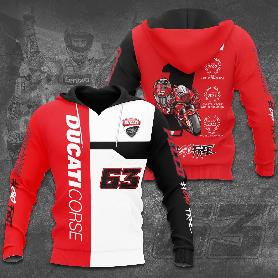 Francesco Bagnaia 3D hoodie 2022