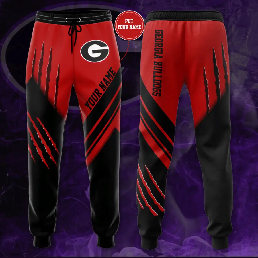 Georgia Bulldogs 3D Sweatpant 04