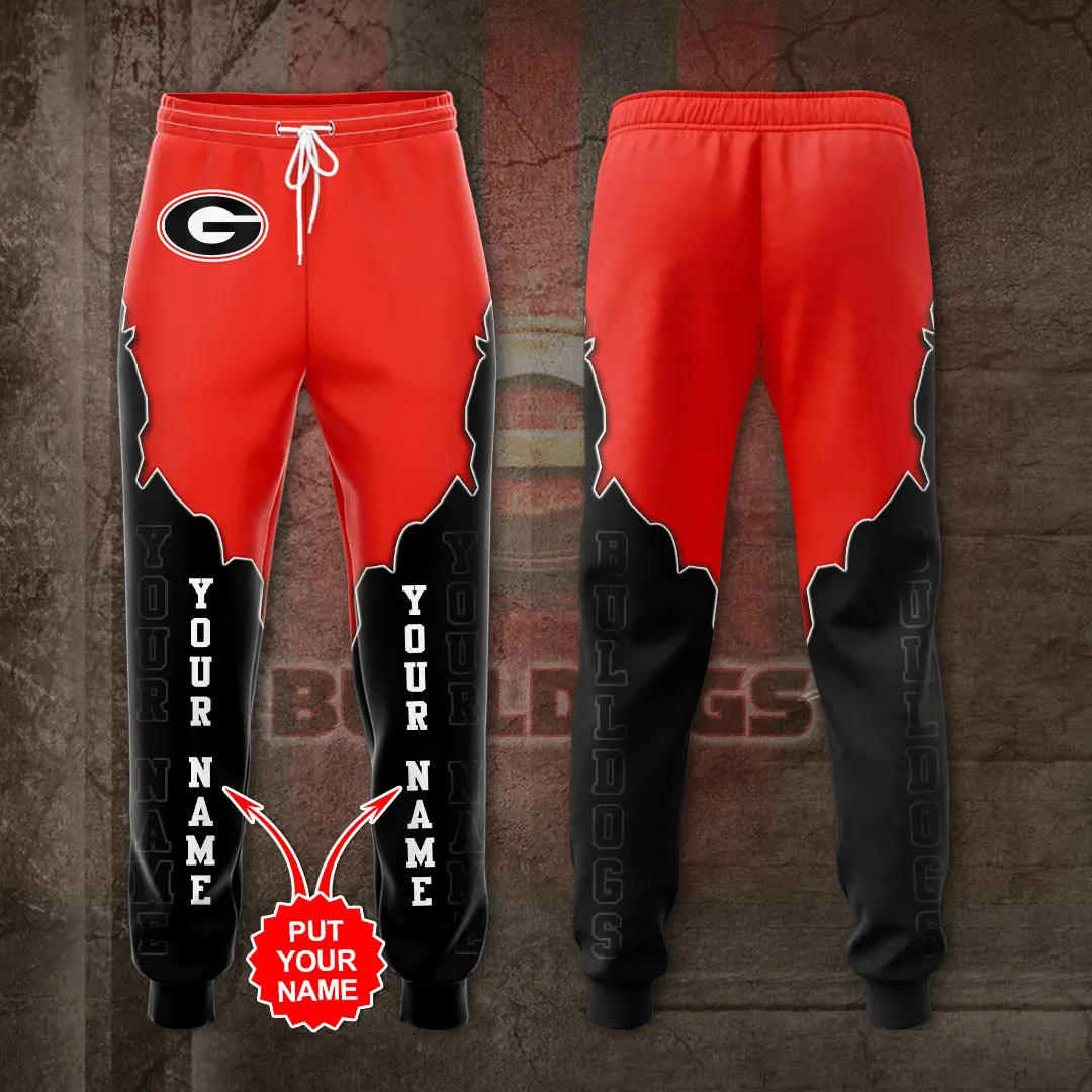 Georgia Bulldogs 3D Sweatpant 05