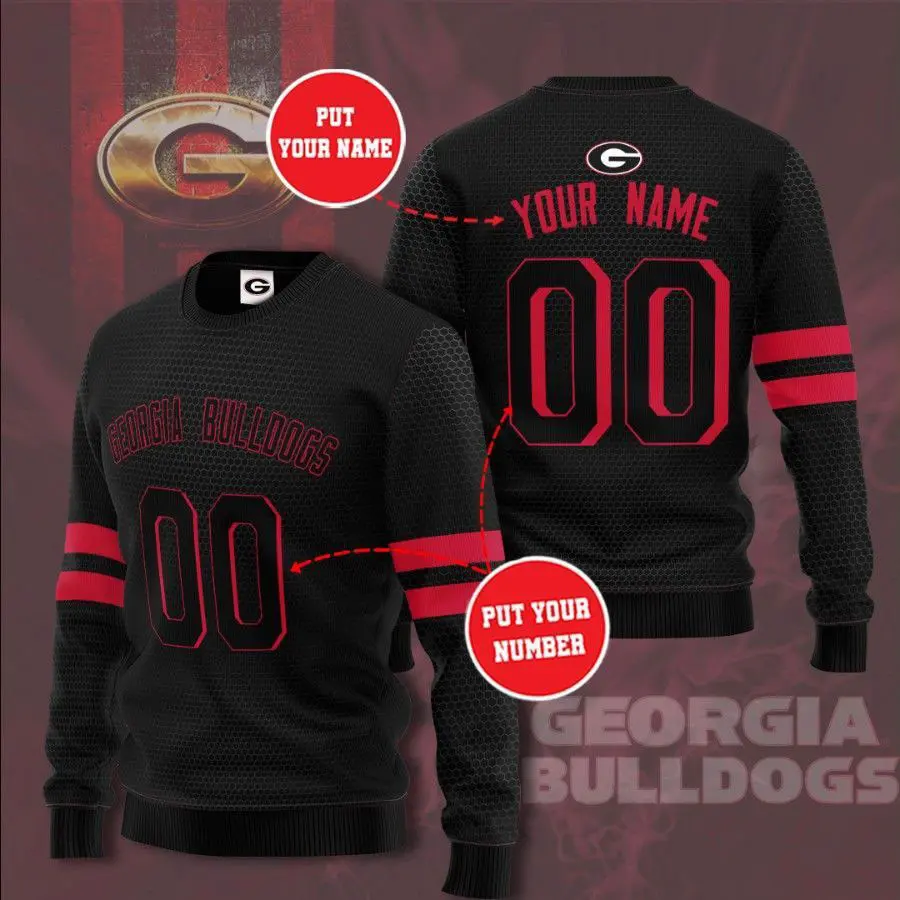 Georgia Bulldogs 3D Sweatshirt 02