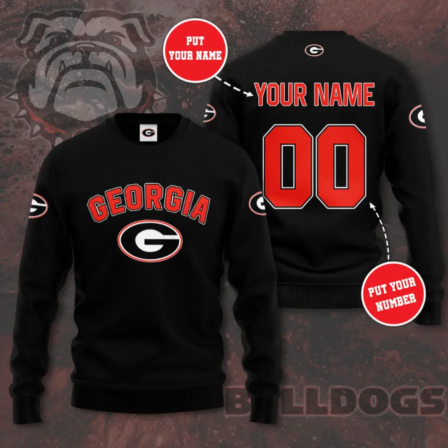 Georgia Bulldogs 3D Sweatshirt 04