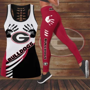 Georgia Bulldogs Hollow Tank Top Leggings 04
