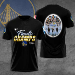 Golden State Warriors T shirt 3D S4 black