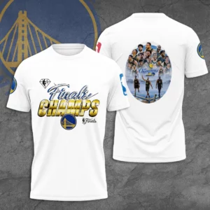 Golden State Warriors T shirt 3D S4 white