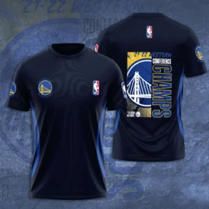 Golden State Warriors T shirt 3D S5 navy
