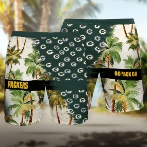Green Bay Packers 3D Hawaiian Shirt Hawaiian Shorts 08
