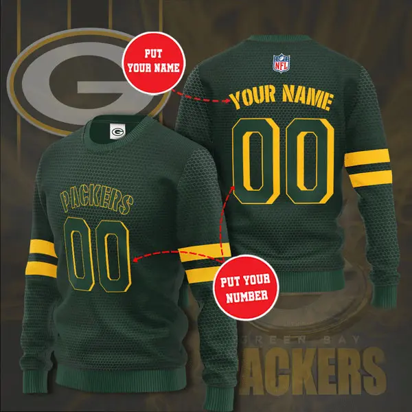 Green Bay Packers 3D Sweatshirt 04