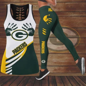 Green Bay Packers Hollow Tank Top Leggings 01