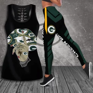 Green Bay Packers Hollow Tank Top Leggings 03