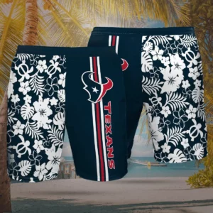 Houston Texans 3D Hawaiian Shorts