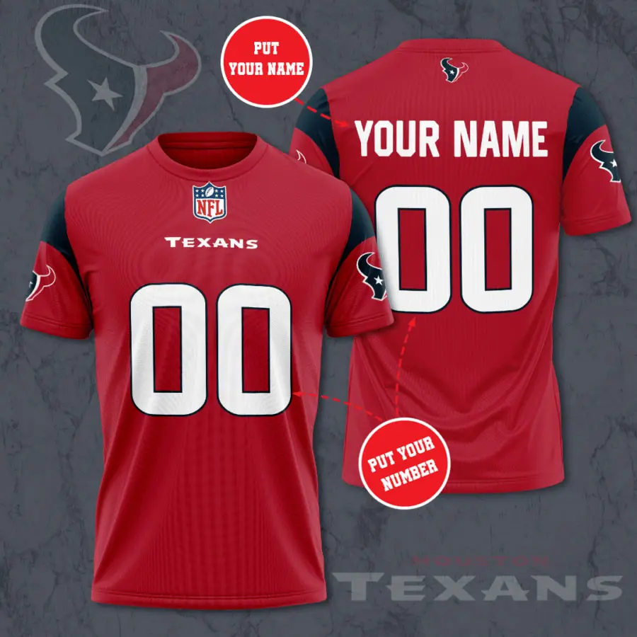 Houston Texans 3D T shirt 03