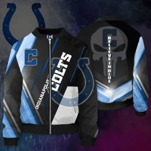 Indianapolis Colts 3D Bomber Jacket 04