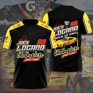 Joey Logano 2022 3D T shirt