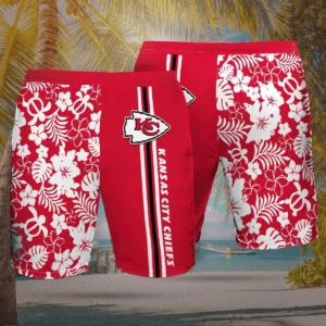 Kansas City Chiefs 3D Hawaiian Shirt Hawaiian Shorts 04