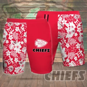 Kansas City Chiefs 3D Hawaiian Shirt Hawaiian Shorts 06