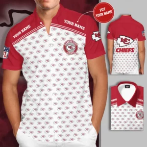 Kansas City Chiefs 3D Short Sleeve Dress Shirt 04