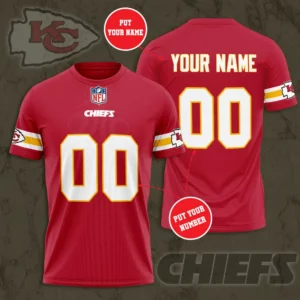 Kansas City Chiefs 3D T shirt 02