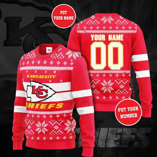 Kansas City Chiefs 3D sweater 03