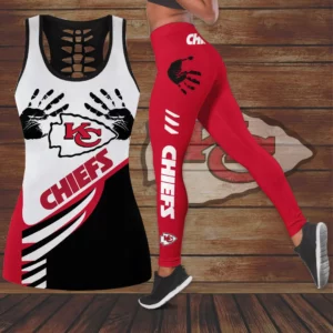 Kansas City Chiefs Hollow Tank Top Leggings 03