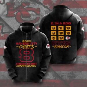 Kansas City Chiefs Zip up Hoodie XXLTEE1223SP