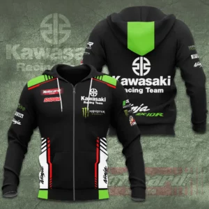 Kawasaki Racing Team 3D Apparels S9 Zip Hoodie