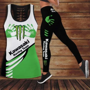 Kawasaki Racing Team 3d Hollow Tank Top Leggings