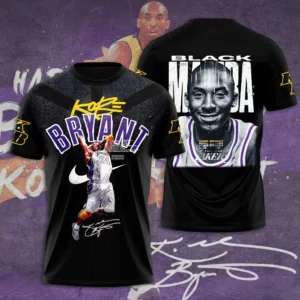 Kobe Bryant Black T shirt XXLTEE1223SR