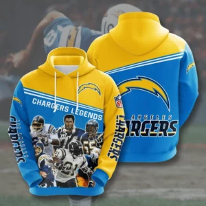 Los Angeles Chargers 3D hoodie 08