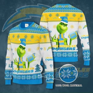 Los Angeles Chargers 3D sweater 02