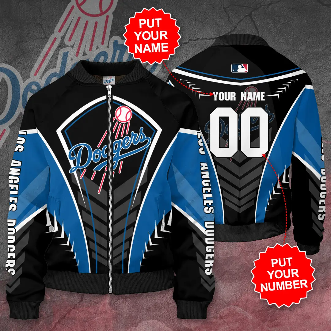 Los Angeles Dodgers 3D Bomber Jacket 01