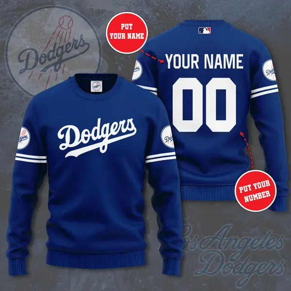Los Angeles Dodgers 3D Sweatshirt 03