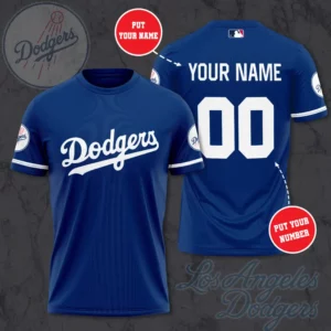 Los Angeles Dodgers 3D T shirt 03