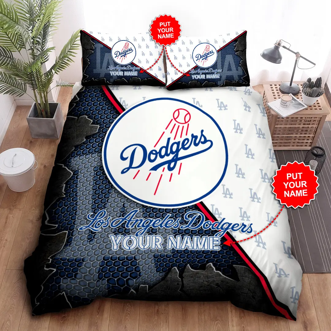 Los Angeles Dodgers bedding set 02