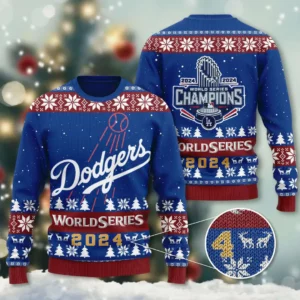 Los Angeles Dodgers ugly christmas sweater XXLTEE1124M