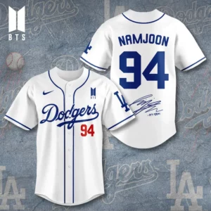 Los Angeles Dodgers x BTS NamJoon Baseball Jersey