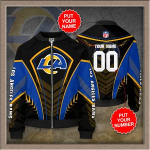 Los Angeles Rams 3D Bomber Jacket 02